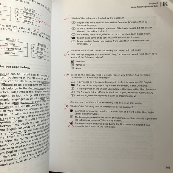 Kaplan GRE Study Book and Flash Cards - Picture 7 of 9